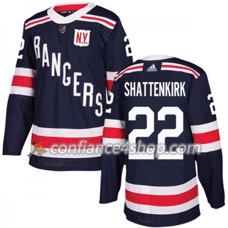 Adidas Maillot de Hockey New York Rangers Kevin Shattenkirk 22 2017-2018 Bleu Marine Winter Classic Authentic - Homme Adidas Maillot de Hockey New York Rangers Kevin Shattenkirk 22 2017-2018 Bleu Marine Winter Classic Authentic - Homme